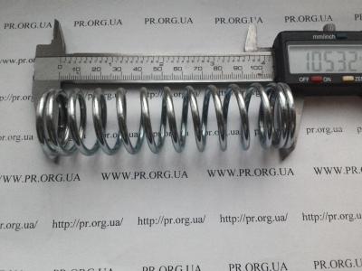 Пружина стиснення 3 х 29,5 х 105 (Артикул: S3372)