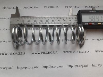 Пружина сжатия 3 х 29,8 х 99 (Артикул: S3375)