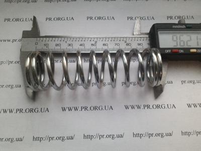 Пружина сжатия 3 х 29,5 х 96 (Артикул: S3376)