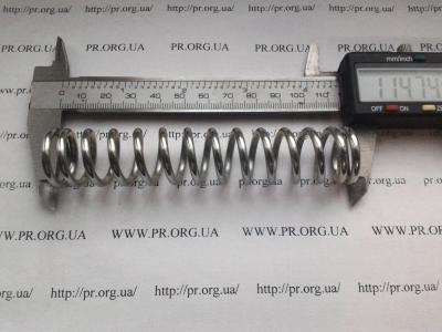 Пружина стиснення 3 х 22 х 114,5 (Артикул: S3380)