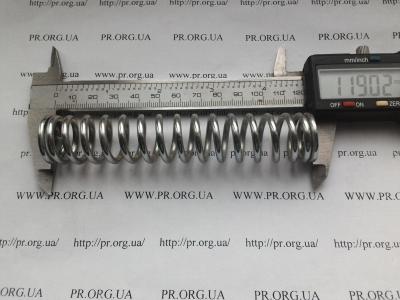 Пружина сжатия 3 х 22 х 119 (Артикул: S3381)