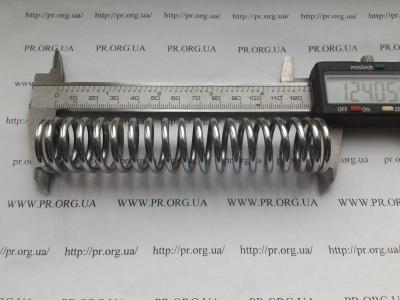 Пружина стиснення 3 х 25 х 124 (Артикул: S3384)