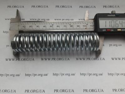 Пружина стиснення 3 х 25 х 110,5 (Артикул: S3388)