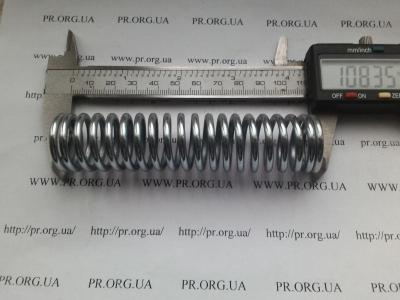 Пружина сжатия 3 х 24,5 х 108 (Артикул: S3389)