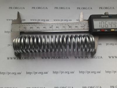 Пружина стиснення 3 х 25 х 106,5 (Артикул: S3390)
