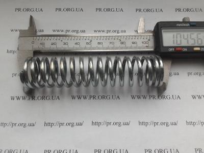 Пружина стиснення 3 х 24,8 х 104,5 (Артикул: S3391)