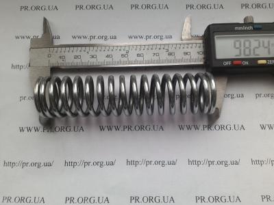 Пружина сжатия 3 х 24,5 х 98 (Артикул: S3393)