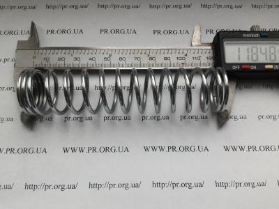 Пружина сжатия 2,5 х 27,5 х 118,5 (Артикул: S3402)