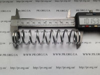 Пружина стиснення 2,5 х 25 х 101,5 (Артикул: S3407)