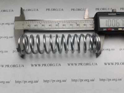 Пружина сжатия 2,5 х 25,5 х 100,5 (Артикул: S3408)