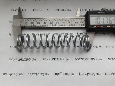 Пружина стиснення 2,5 х 21,6 х 102 (Артикул: S3421)