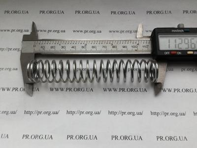 Пружина стиснення 1,8 х 20,6 х 113 (Артикул: S3441)