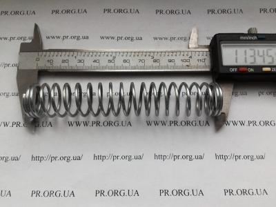 Пружина сжатия 1,8 х 20,8 х 113,5 (Артикул: S3443)