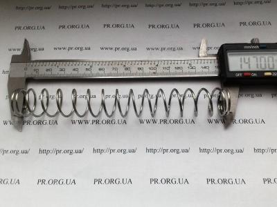 Пружина стиснення 1,5 х 20 х 147 (Артикул: S3446)