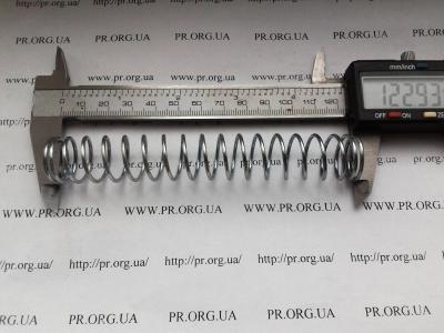 Пружина сжатия 1,5 х 19 х 123 (Артикул: S3450)