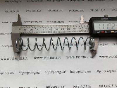 Пружина стиснення 1,5 х 19,8 х 111 (Артикул: S3454)