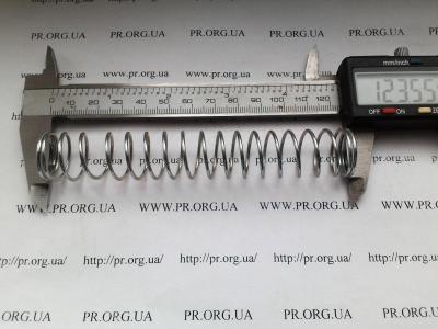 Пружина стиснення 1,4 х 19,6 х 123,5 (Артикул: S3460)