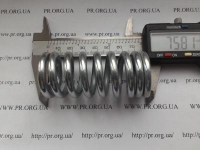 Пружина сжатия 5 х 33 х 75,5 (Артикул: S3468)