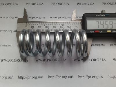 Пружина стиснення 5 х 33 х 74,5 (Артикул: S3471)
