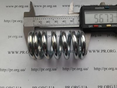 Пружина стиснення 5 х 31,5 х 57 (Артикул: S3476)