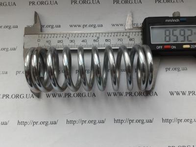 Пружина сжатия 4 х 33,5 х 86 (Артикул: S3506)