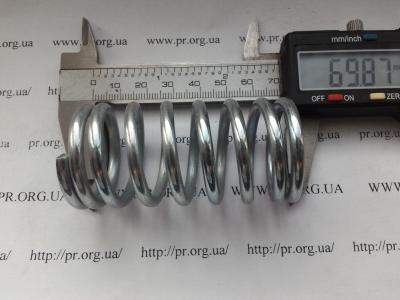 Пружина сжатия 4 х 34 х 70 (Артикул: S3515)