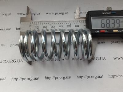 Пружина сжатия 4 х 34 х 68,5 (Артикул: S3516)