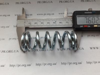 Пружина сжатия 4 х 27,5 х 76 (Артикул: S3517)
