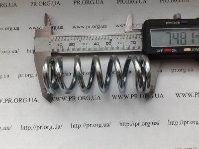 Пружина сжатия 4 х 27,5 х 75 (Артикул: S3518)