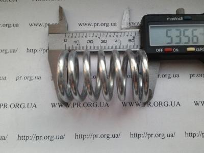 Пружина стиснення 4 х 33 х 53,5 (Артикул: S3523)