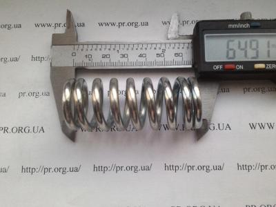 Пружина сжатия 4 х 26 х 65 (Артикул: S3537)