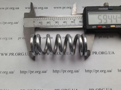 Пружина сжатия 4 х 24,2 х 59,5 (Артикул: S3544)