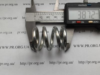 Пружина сжатия 4 х 29 х 38,5 (Артикул: S3552)