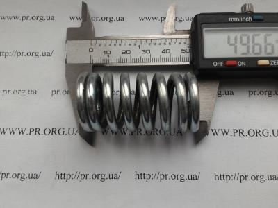 Пружина стиснення 4 х 26,5 х 49,5 (Артикул: S3558)