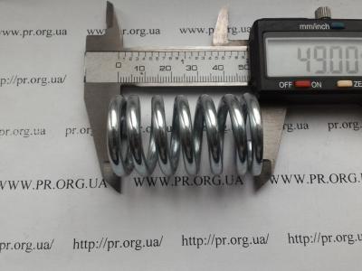 Пружина сжатия 4 х 27,5 х 49 (Артикул: S3561)