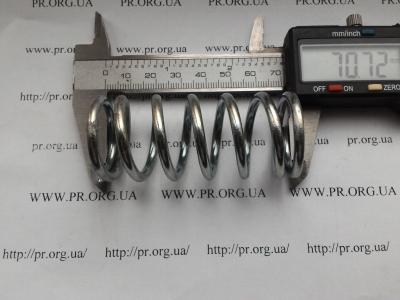 Пружина сжатия 3,5 х 30,5 х 70,8 (Артикул: S3575)