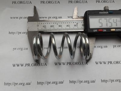 Пружина сжатия 3,5 х 29,8 х 57,5 (Артикул: S3580)