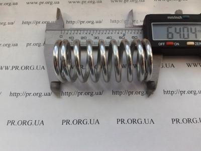 Пружина сжатия 3,5 х 29,5 х 64 (Артикул: S3584)