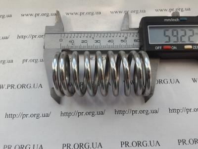 Пружина сжатия 3,5 х 29,5 х 59,5 (Артикул: S3589)