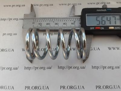 Пружина сжатия 3,5 х 32,5 х 56,5 (Артикул: S3603)