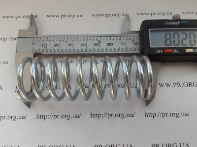 Пружина сжатия 3 х 29 х 80 (Артикул: S3616)
