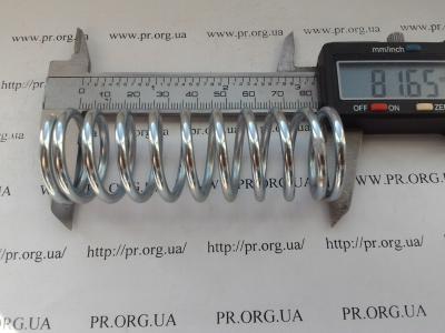 Пружина сжатия 3 х 29 х 81,5 (Артикул: S3617)