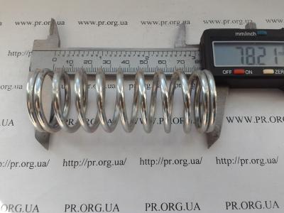 Пружина сжатия 3 х 30 х 78 (Артикул: S3619)
