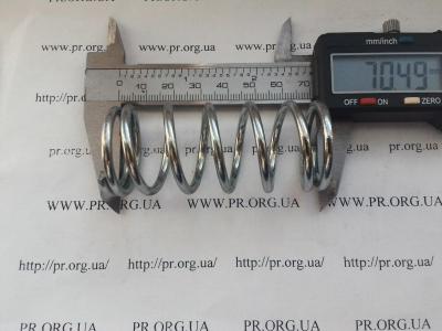 Пружина стиснення 3 х 29,8 х 70,5 (Артикул: S3623)