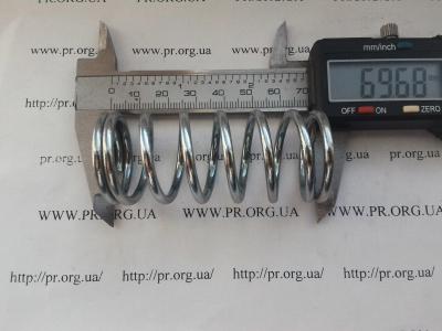 Пружина сжатия 3 х 29,8 х 69,5 (Артикул: S3624)