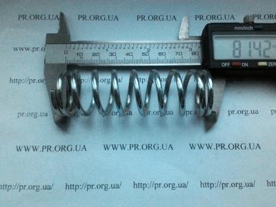Пружина сжатия 3 х 25,8 х 81,5 (Артикул: S3635)