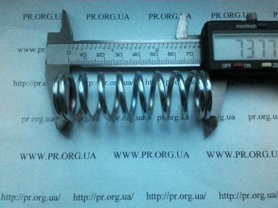 Пружина сжатия 3 х 25,2 х 73,5 (Артикул: S3639)