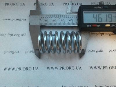 Пружина сжатия 3 х 25 х 46 (Артикул: S3654)