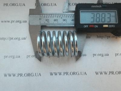 Пружина сжатия 3 х 26,2 х 38,5 (Артикул: S3657)
