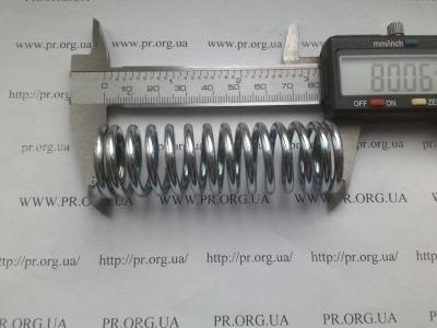 Пружина сжатия 3 х 24,8 х 80 (Артикул: S3664)